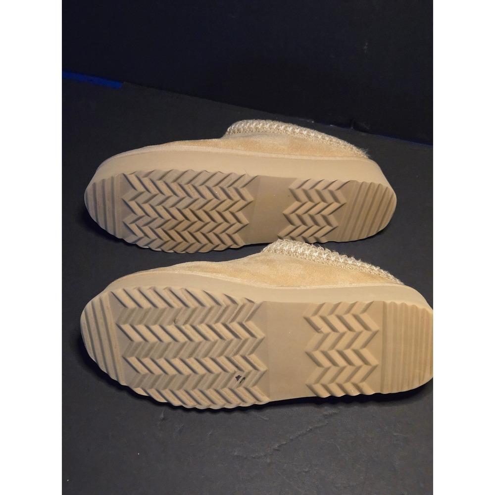 Altar'd State Matisse Cloud Slippers Womens 9 Tan Suede Excellent Platform Mule - Picture 4 of 6